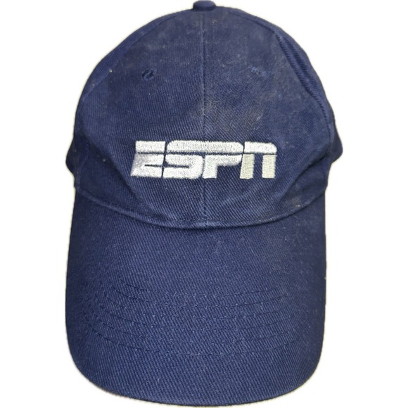 Sebago Other - ESPN Adjustable Hat Cap Sports Network Unisex Blue White SEBA‎ Sportswear